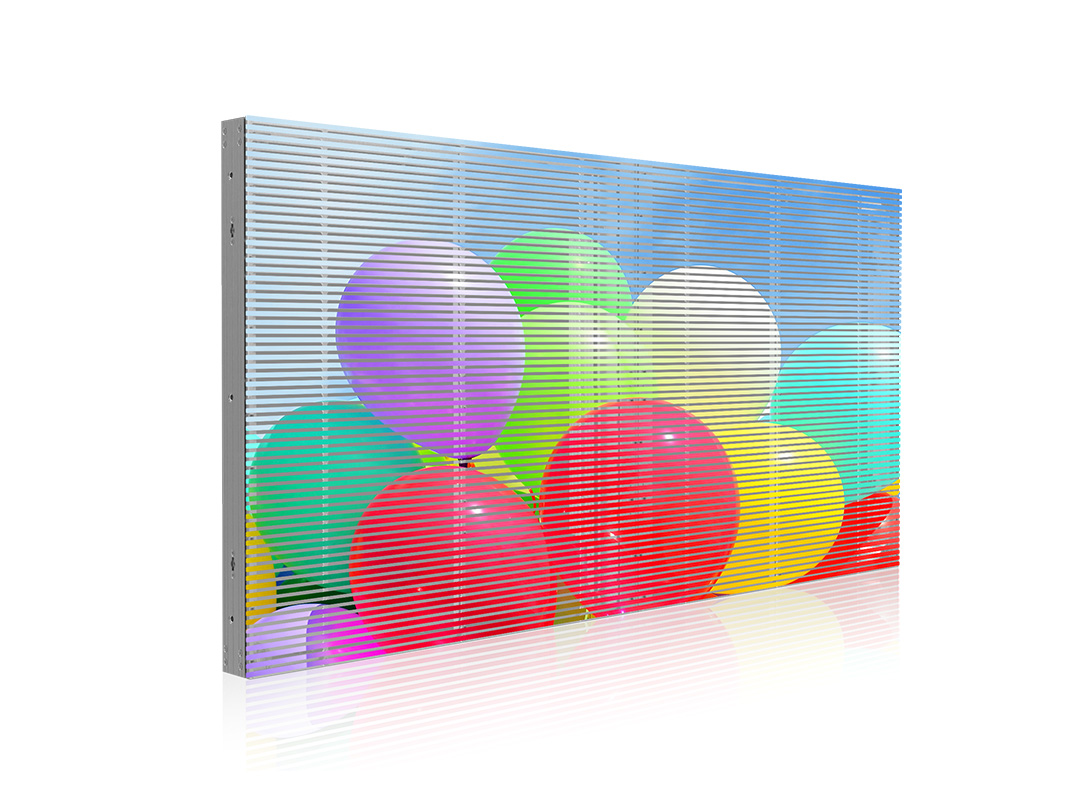 Transparente 1000x500mm P3.91 creativo centro comercial de pantalla Led