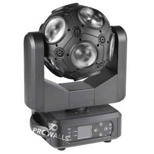 12x10W RGBW rotación infinita Balón de fútbol Iluminación para DJ